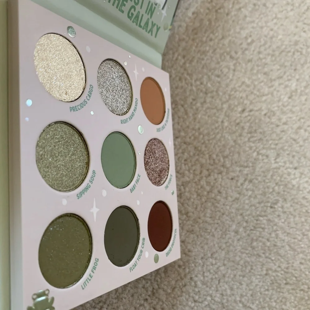 COLOURPOP the child shadow palette, green Patel